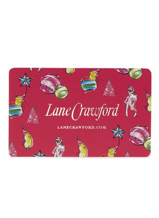 Main View - Click To Enlarge - LANE CRAWFORD - Lane Crawford Gift Card − Christmas 2017 Limited Edition (Red)
