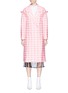 Main View - Click To Enlarge - 10296 - Faux pearl embellished houndstooth coat