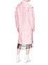 Figure View - Click To Enlarge - 10296 - Faux pearl embellished houndstooth coat