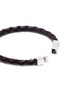 Detail View - Click To Enlarge - TATEOSSIAN - Braided leather bracelet