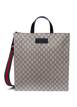 Main View - Click To Enlarge - GUCCI - GG Supreme canvas tote