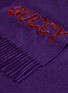 Detail View - Click To Enlarge - GUCCI - 'Guccy' logo sequinned silk-cashmere scarf