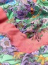 Detail View - Click To Enlarge - GUCCI - Floral tiger print cotton scarf