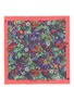 Main View - Click To Enlarge - GUCCI - Floral tiger print cotton scarf