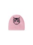 Main View - Click To Enlarge - GUCCI - 'Guccy' mystic cat print rib knit beanie