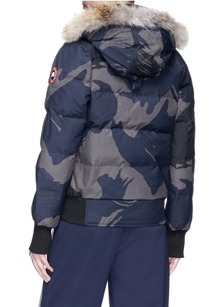 Back View - Click To Enlarge - CANADA GOOSE - 'Savona' camouflage print down puffer bomber jacket