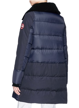 Back View - Click To Enlarge - CANADA GOOSE - 'Altona' shearling collar down puffer parka