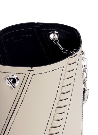 Detail View - Click To Enlarge - PROENZA SCHOULER - 'Hex' mini leather panel bucket bag