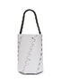 Main View - Click To Enlarge - PROENZA SCHOULER - 'Hex' stud medium interlocked leather panel bucket bag