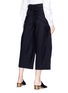 Back View - Click To Enlarge - CHLOÉ - Twill cargo culottes