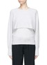 Main View - Click To Enlarge - CHLOÉ - Cape overlay sleeveless cashmere sweater