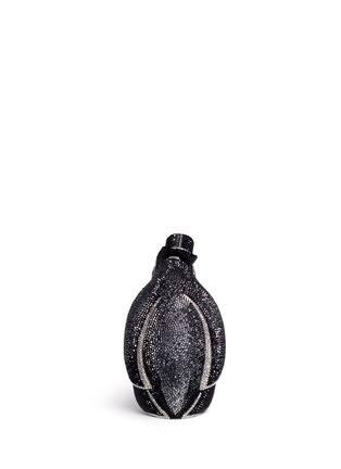 Detail View - Click To Enlarge - JUDITH LEIBER - 'Penguin Alfred' crystal pavé minaudière