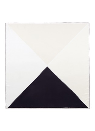 Main View - Click To Enlarge - FALIERO SARTI - 'Maddox' colorblock silk scarf