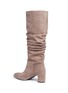Detail View - Click To Enlarge - PEDDER RED - 'Erin' suede knee high boots