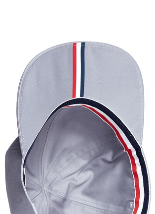 Detail View - Click To Enlarge - THOM BROWNE  - Twill baseball cap