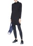 Figure View - Click To Enlarge - CALVIN KLEIN PERFORMANCE - Hooded performance dress