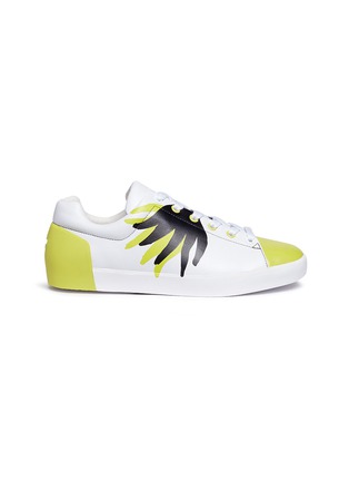 Main View - Click To Enlarge - ASH - 'Nicky' flame print leather sneakers