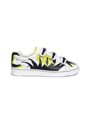 Main View - Click To Enlarge - ASH - 'Pharell' flame print leather sneakers