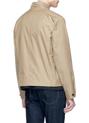 Back View - Click To Enlarge - SEALUP - Treated herringbone coat