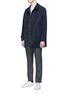 Figure View - Click To Enlarge - SEALUP - Concealed placket raincoat