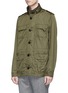 Front View - Click To Enlarge - SEALUP - Retractable hood water-repellent coat