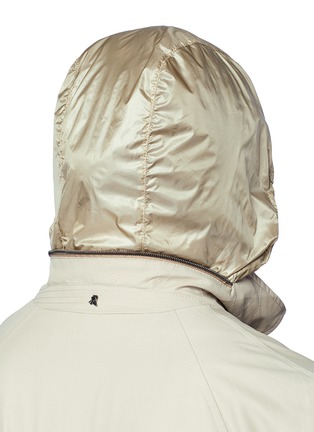Detail View - Click To Enlarge - SEALUP - Retractable hood raincoat
