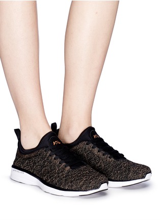 Figure View - Click To Enlarge - ATHLETIC PROPULSION LABS - 'Techloom Phantom' mélange knit sneakers