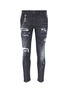Main View - Click To Enlarge - 71465 - 'Skater' chain ripped jeans