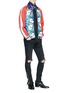 Figure View - Click To Enlarge - 71465 - Floral print colourblock twill coach jacket