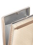Detail View - Click To Enlarge - JUDITH LEIBER - 'North South Rectangle' tassel metallic leather box clutch