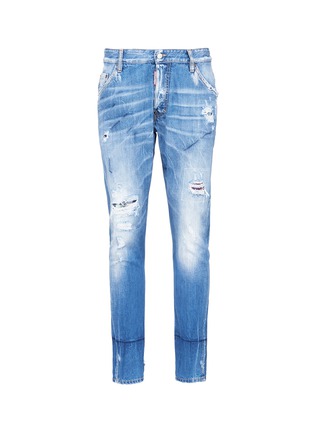 Main View - Click To Enlarge - 71465 - Ripped bleached jeans