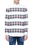 Main View - Click To Enlarge - 71465 - Tartan plaid panelled shirt