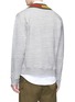 Back View - Click To Enlarge - 71465 - Rib knit collar sweatshirt