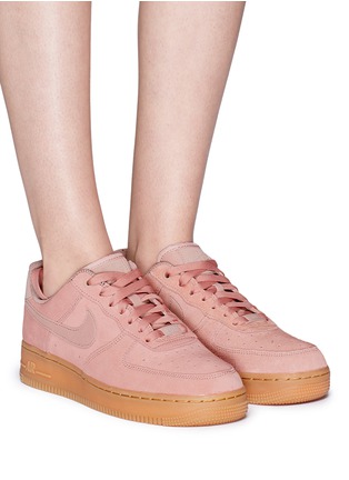 Figure View - Click To Enlarge - NIKE - 'Air Force 1' suede sneakers