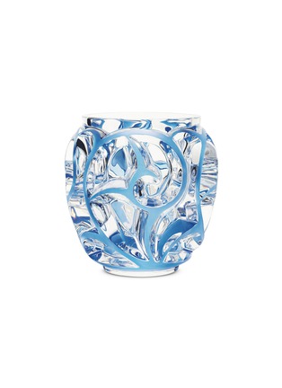 Main View - Click To Enlarge - LALIQUE - Tourbillons vase – Blue