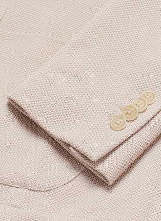 Detail View - Click To Enlarge - ALTEA - Knit soft blazer
