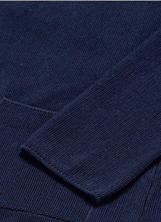 Detail View - Click To Enlarge - ALTEA - Cotton knit soft blazer