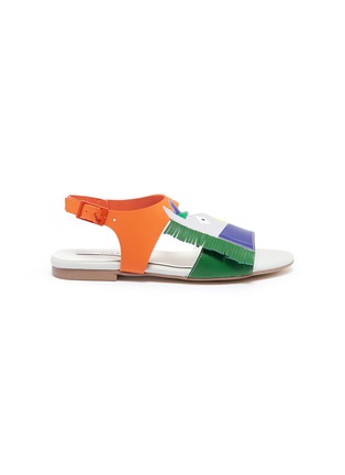 Main View - Click To Enlarge - STELLA MCCARTNEY - 'Penny' donkey kids sandals