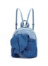 Main View - Click To Enlarge - STELLA MCCARTNEY - Twist bow denim kids backpack