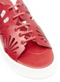 Detail View - Click To Enlarge - STELLA MCCARTNEY - 'Flores' shell cutout kids platform sandals