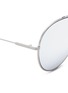 Detail View - Click To Enlarge - VICTORIA BECKHAM - 'Loop Round' metal mirror aviator sunglasses