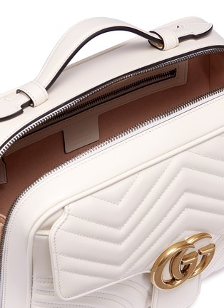 Detail View - Click To Enlarge - GUCCI - 'GG Marmont' small matelassé leather shoulder bag