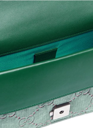 Detail View - Click To Enlarge - GUCCI - 'Dionysus' small GG velvet shoulder bag