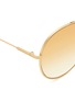 Detail View - Click To Enlarge - VICTORIA BECKHAM - 'Loop Round' metal aviator sunglasses