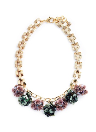 Main View - Click To Enlarge - LULU FROST - 'Rumba' sequin pompom chain necklace