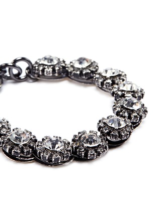 Detail View - Click To Enlarge - LULU FROST - 'Royale' glass crystal link bracelet