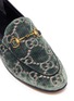 Detail View - Click To Enlarge - GUCCI - 'Jordaan GG' embroidered velvet loafers