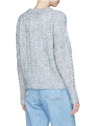 Back View - Click To Enlarge - TOPSHOP - 'Neppy' cocoon sleeve sweater