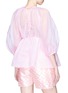 Back View - Click To Enlarge - CECILIE BAHNSEN - 'Amo' puff sleeve organdy blouse