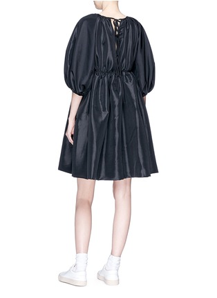 Figure View - Click To Enlarge - CECILIE BAHNSEN - 'Ava' puff sleeve faille dress